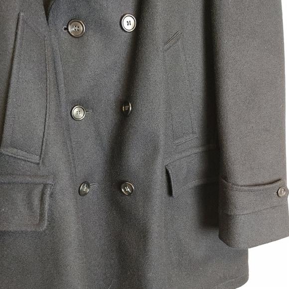 London Fog Maincoats Navy Blue Coat Men's 40 Regular Fleece lined - Picture 7 of 10